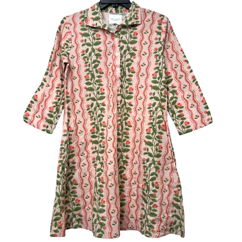Marigold by Victoria Dunn Floral Cotton Midi Dress